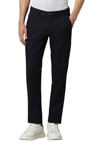 Smart Casual Mid-Rise Pants for Men